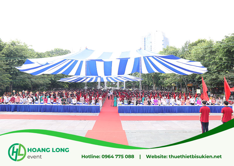 thiết bị tổ chức lễ khai giảng 